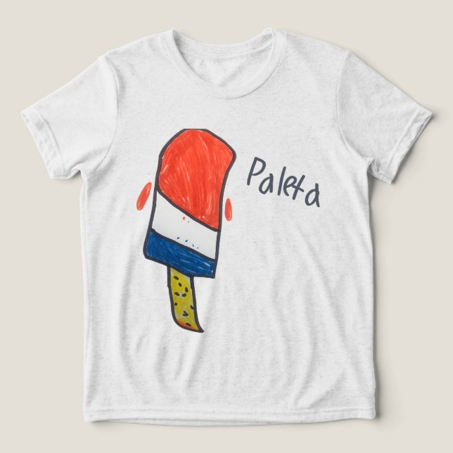 Tshirt 'Paleta' de glace -  (Design Recto)