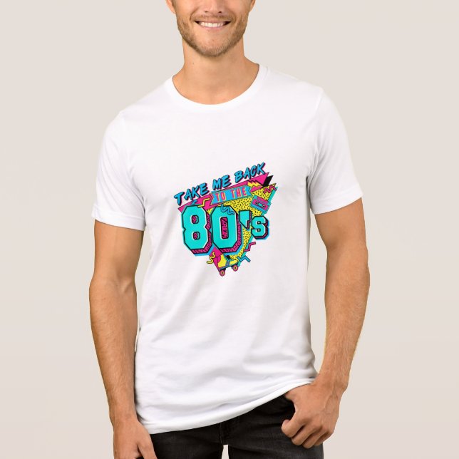 Tshirt PARTY RÉTRO 80'S (Recto)