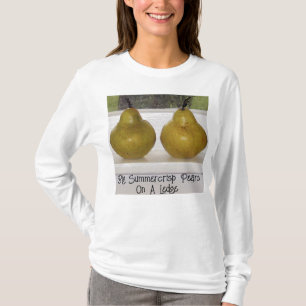 Tshirt photo Summercriscrisp Pears on Ledge Art