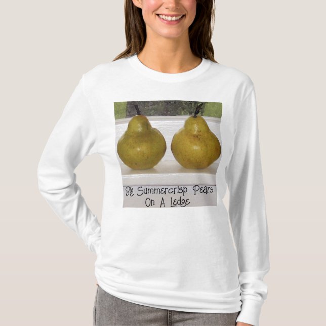 Tshirt photo Summercriscrisp Pears on Ledge Art (Devant)