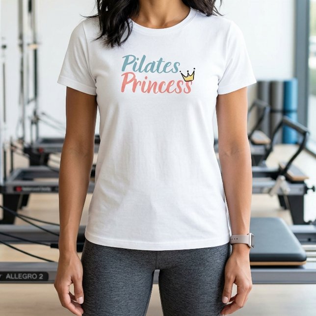 Tshirt Pilates Princess Yoga Méditation Moderne (Pilates Princess Tshirt)