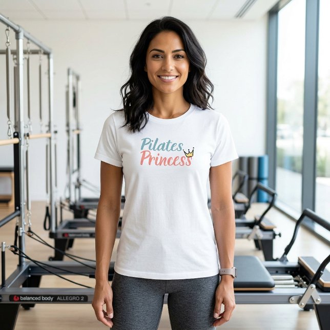 Tshirt Pilates Princess Yoga Méditation Moderne (Pilates Princess Tshirt)
