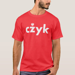Tshirt Polonais de nom CZYK