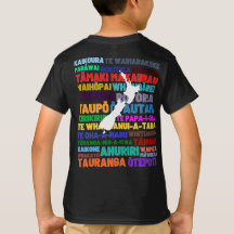 Tshirt pour enfants néo-zélandais de Kiwi places