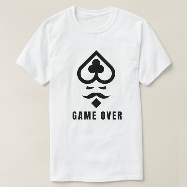 Tshirt pour hommes jeu TERMINÉ  (Design devant)