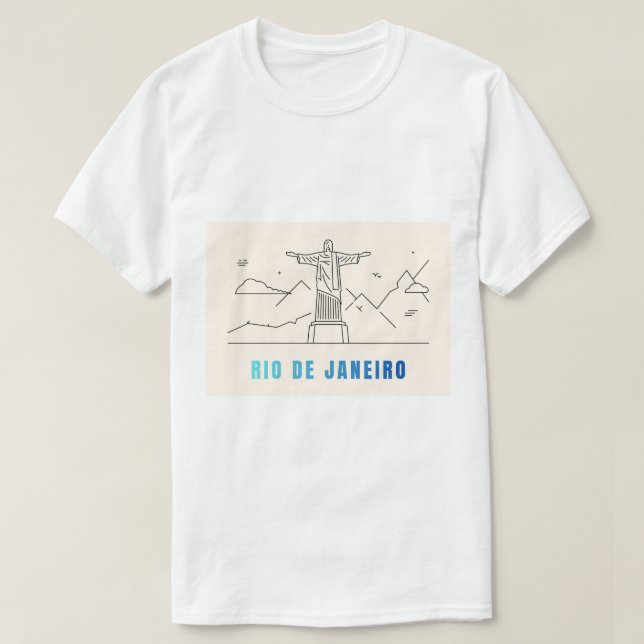 Tshirt pour hommes rio de Janeiro brésil (Design devant)
