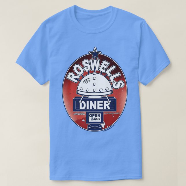Tshirt Souvenir Roswells Diner (Design devant)