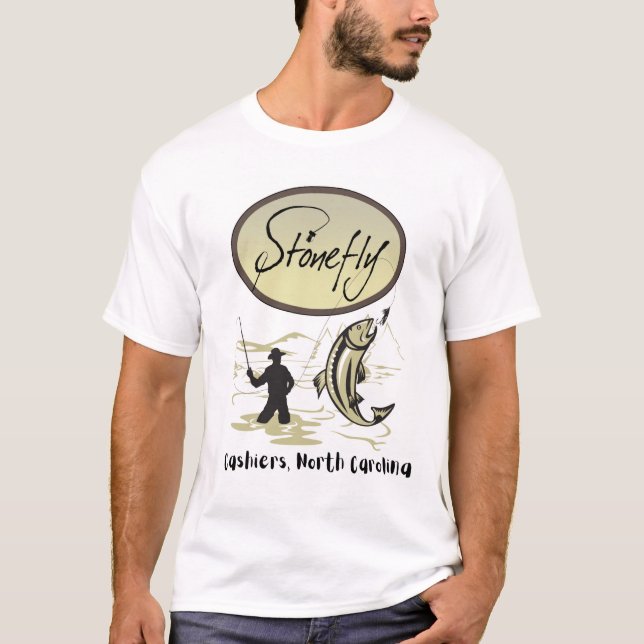 Tshirt Stonefly Fishing (Devant)