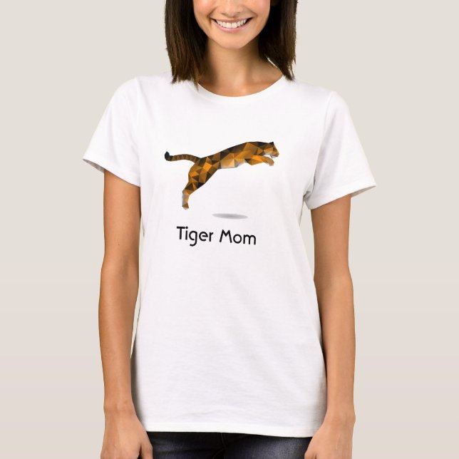 Tshirt Tiger Maman - Tiger Tigre Moderne (Devant)