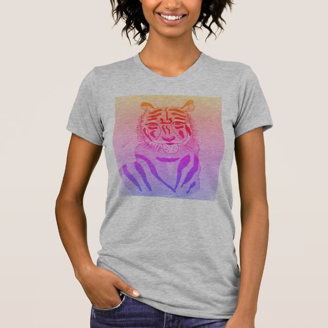 Tshirt Tiger Visage (Devant)