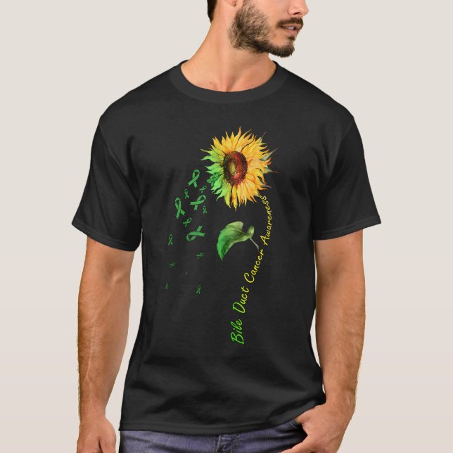 Tshirt Tournesol Contre le cancer de la bille (Devant)