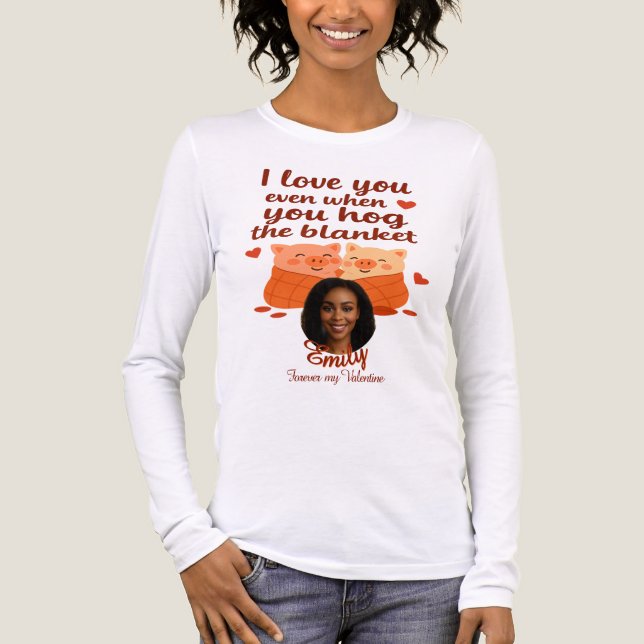 TShirt Tri-Blend 'Pour toujours mon Valentin' (Recto)