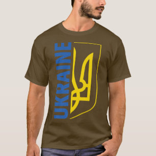 Tshirt Ukraine Pride pour hommes blason Emblem U
