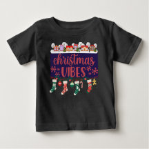 Tshirt Vibes de Noël pour enfants