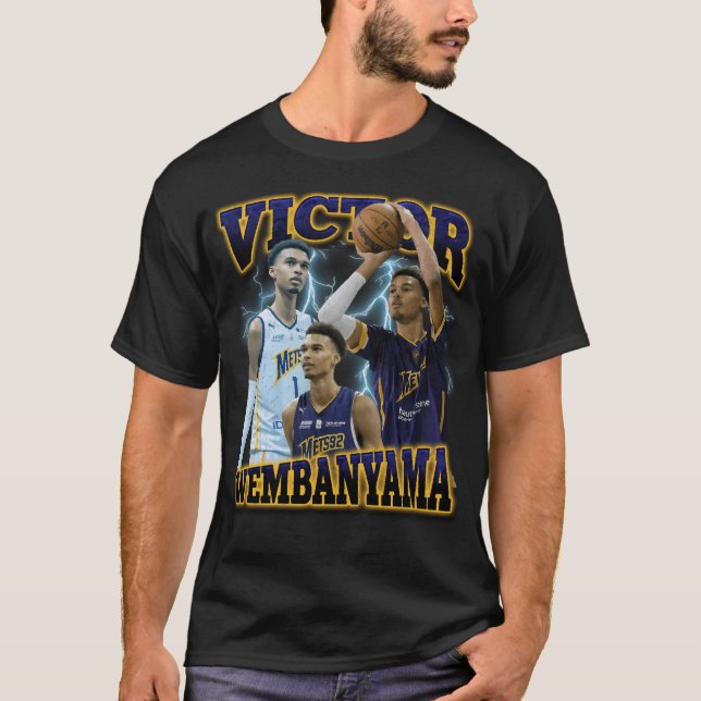 Tshirt Victor Wembanyama Bootleg90 (Devant)