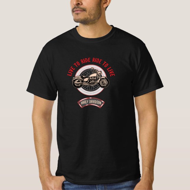 Tshirt vintage Motorcycle (Devant)
