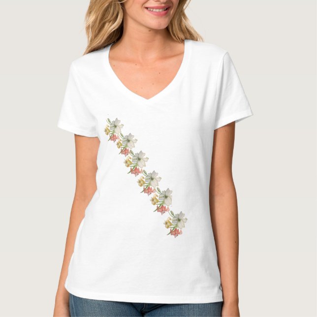 Tshirt Vneck féminin (Devant)