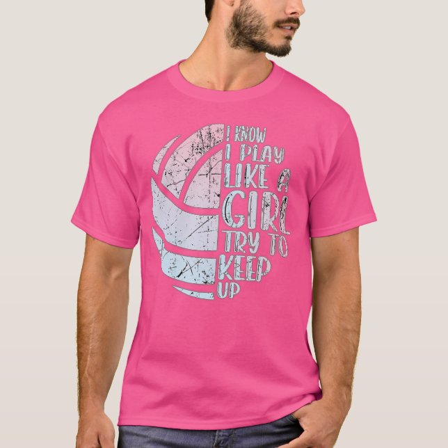 Tshirt Volleyball Pour Filles Tshirt Volleyball Po (Devant)