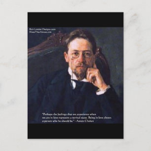 Tshirts Cartes Cadeaux Citation Tchekhov "L'amour