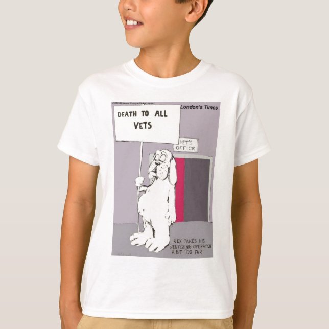 Tshirts de Cartoons de Londons Times (Devant)