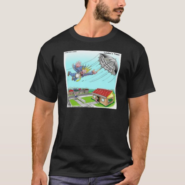 TShirts de Cartoons de Londons Times (Devant)