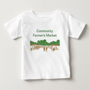Tshirts du marché des agriculteurs communautaires