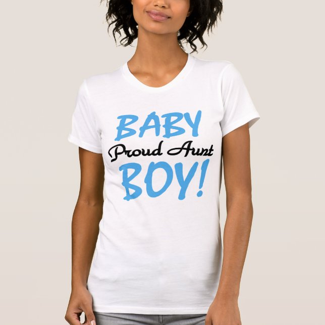 Tshirts et cadeaux de garçon de tante fière (Devant)