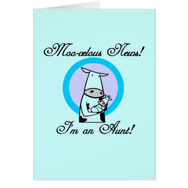 Tshirts et cadeaux de la nouvelle tante Moo-velous (Devant)