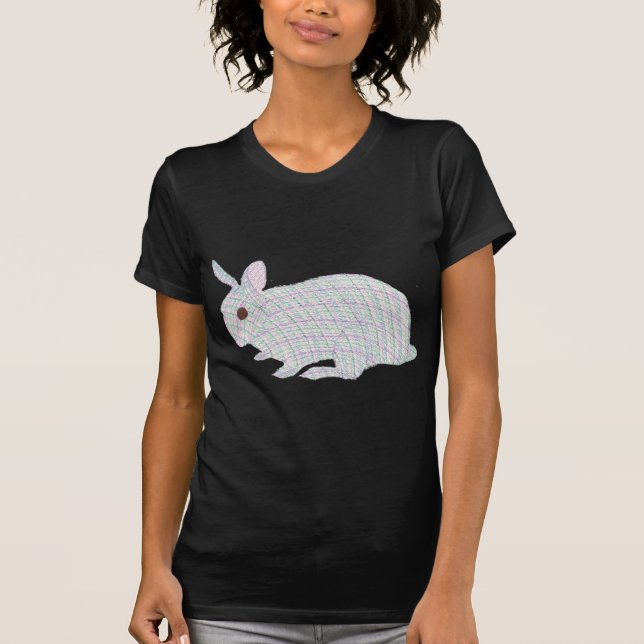 Tshirts Lapin Plaid Colorés (Devant)