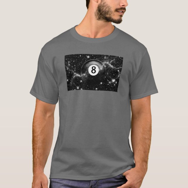 Tshirts Thème Balle 8 Joueur de Piscine Cool (Devant)