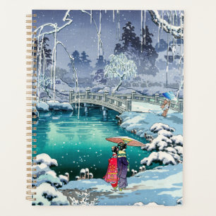 Tsuchiya Koitsu - Neige de printemps à Maruyama