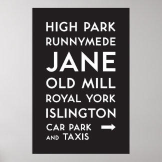 TTC - Poster de Bloor-Danforth High Park