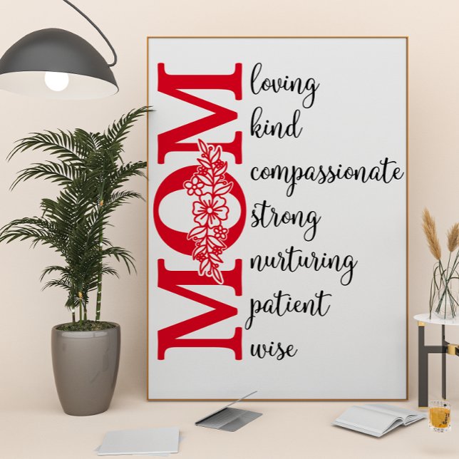 Tu aimes maman...traits de caractère Poster (Créateur téléchargé)