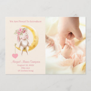 Tu as accroché le Faire-part de naissance photo de