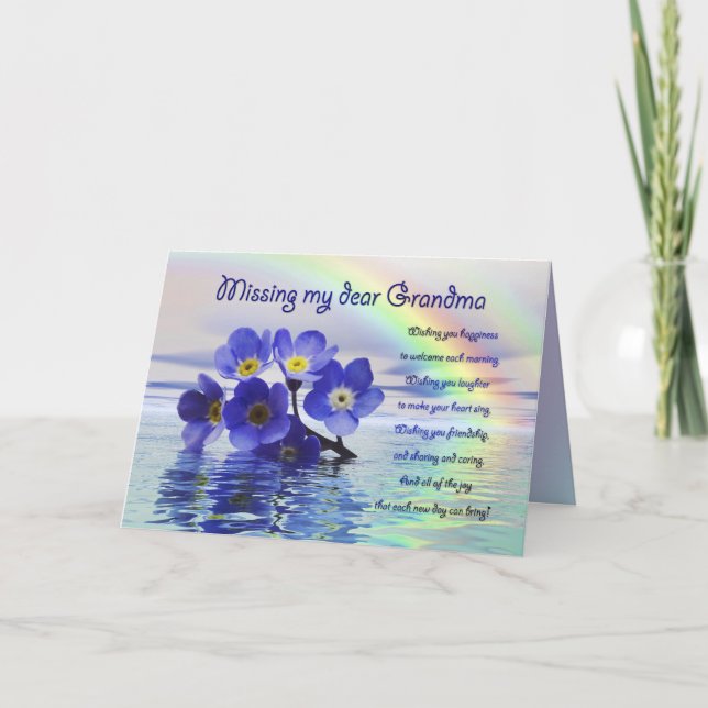 Tu as oublié ta carte pour grand-mère avec oublie- (Devant)