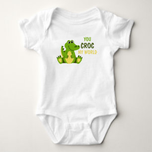 Tu Croc Mon Monde Crocodile Aligator Barboteuse Bé