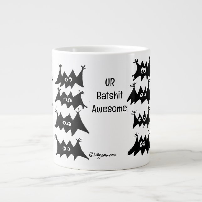 Tu Es Batshit Un Super Café Mug (Devant)
