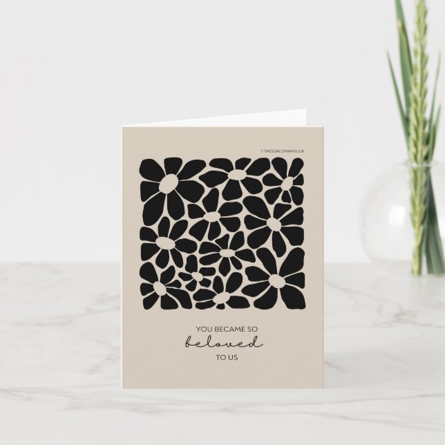 Tu Es Devenu Bien-Aimé Merci Aimer Ta Carte (Devant)