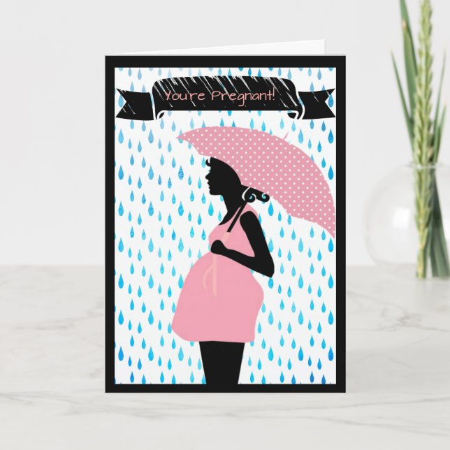 'Tu es Enceinte ! ' Carte (Devant)