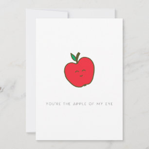 Tu es la pomme de ma carte de Saint-Valentin