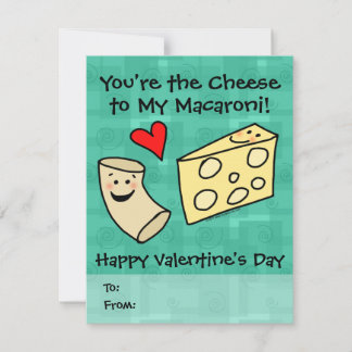 Tu es le fromage à mon Macaroni, mignonne Valentin