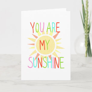 Tu es ma carte de voeux soleil je t'aime carte