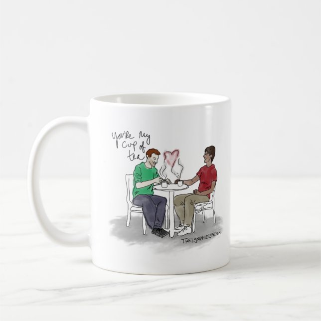 "Tu es ma coupe de thé" Mug (Gauche)