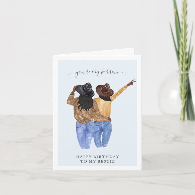 Tu es ma personne | Carte d'anniversaire de meille (Devant)