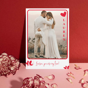 Tu es mon amour Carte de la Saint-Valentin avec ph