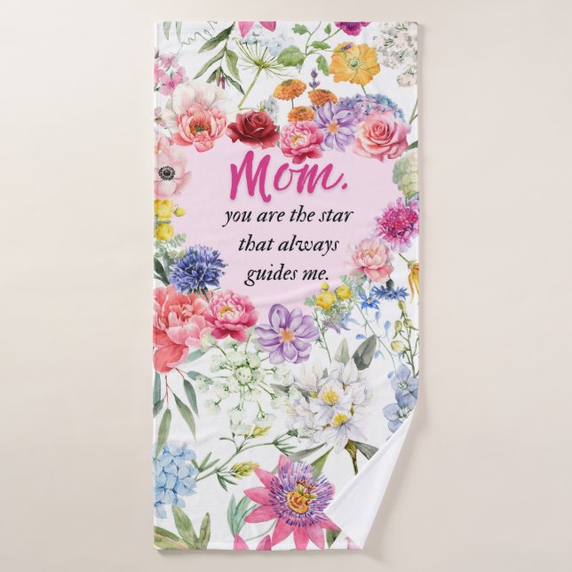 Tu Es Mon Étoile Directe ! - Serviette de la mère  (Serviette de bain)