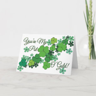 Tu es mon pot d'or Carte de Saint-Valentin