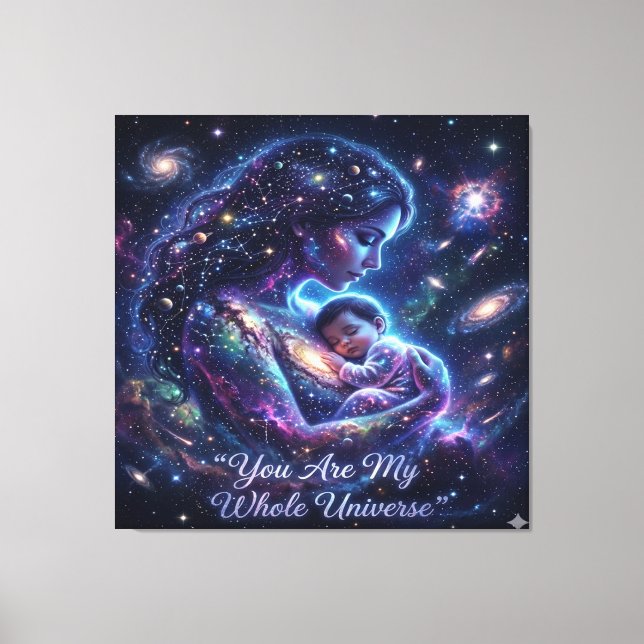 Tu es mon univers tout entier - Toile imprimée (Recto)