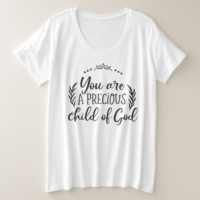 Tu Es Un Enfant Précieux De Dieu, T-shirt Femme (Design devant)
