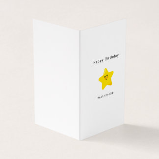 Tu es une carte d'anniversaire étoilée